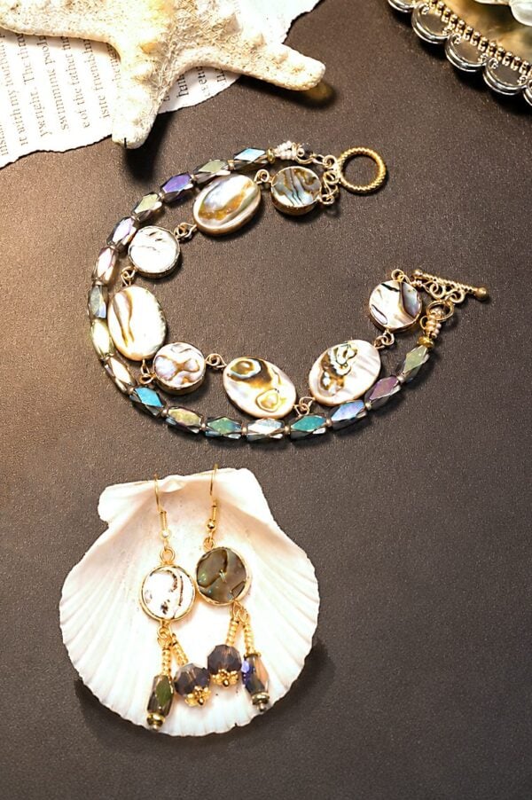 Evening Beach Glow — handmade one-of-a-kind jewelry by The Kingwood Collection