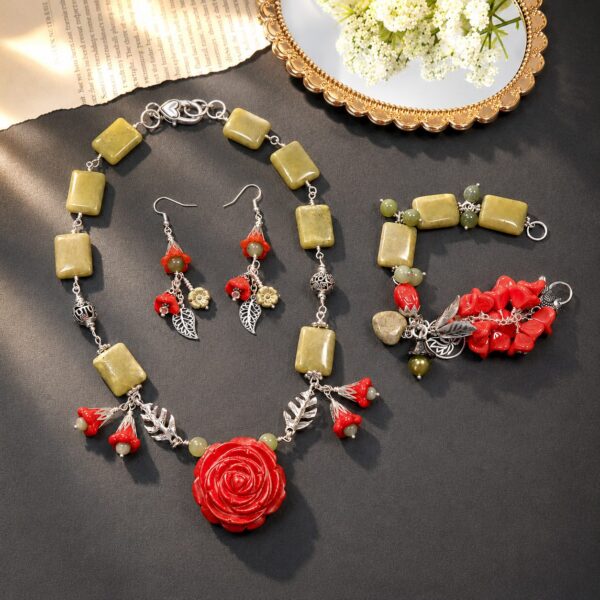 Rosewood and Moss — handmade one-of-a-kind jewelry by The Kingwood Collection