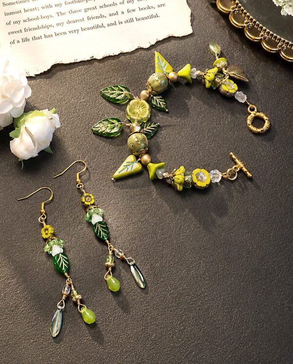 Spring Rainforest — handmade one-of-a-kind jewelry by The Kingwood Collection