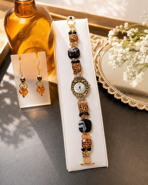 Golden Tigeress — handmade one-of-a-kind jewelry by The Kingwood Collection