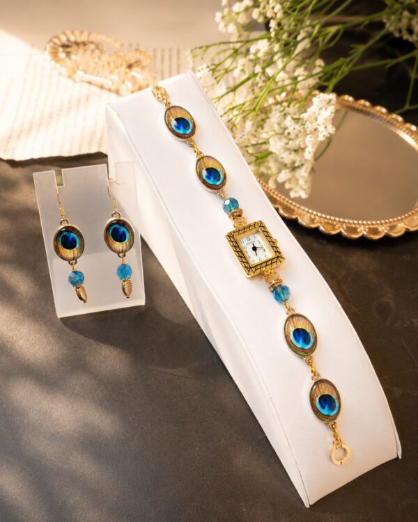 Peacock Eye Feathers — handmade one-of-a-kind jewelry by The Kingwood Collection