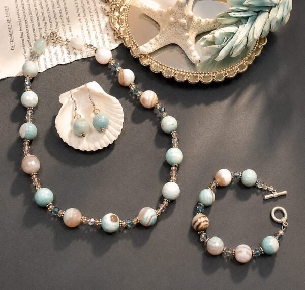 Water and Sand — handmade one-of-a-kind jewelry by The Kingwood Collection