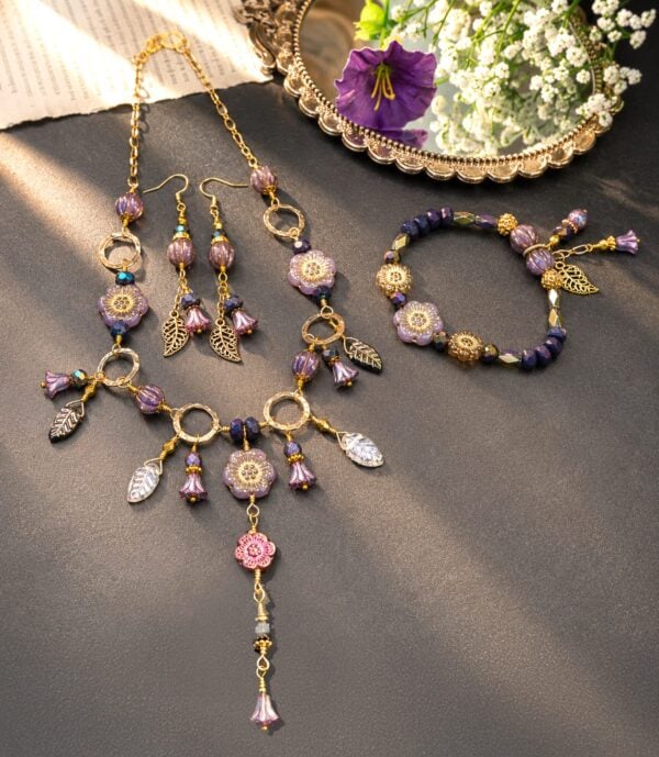 Wisteria Garden — handmade one-of-a-kind jewelry by The Kingwood Collection