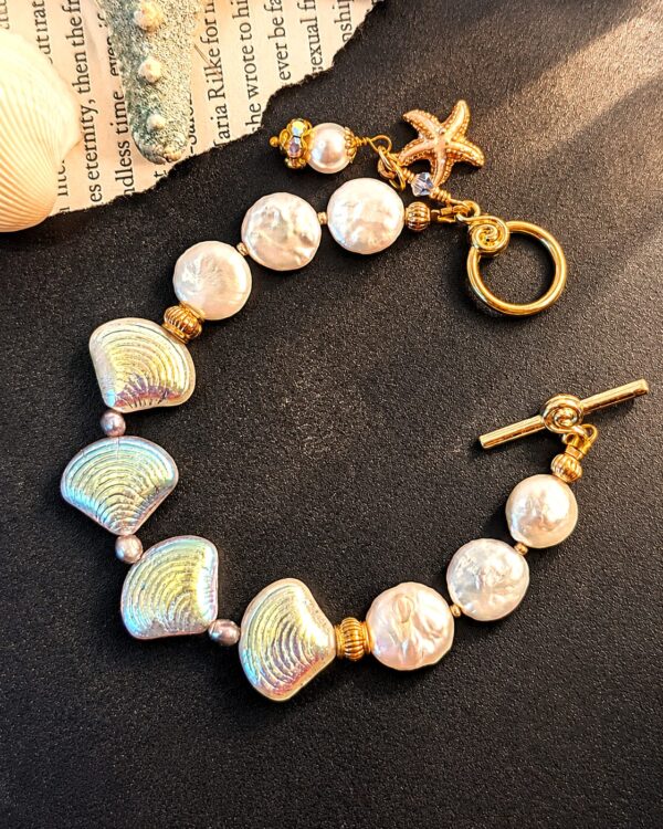 Shells on the Beach — handmade one-of-a-kind jewelry by The Kingwood Collection