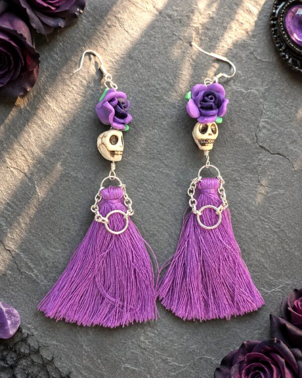 Day of The Dead Divas in Purple