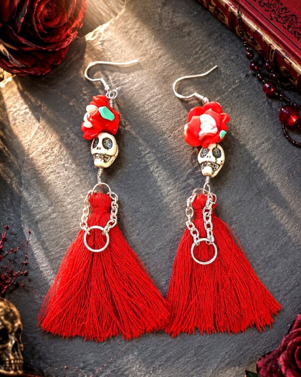 Day of The Dead Divas in Red