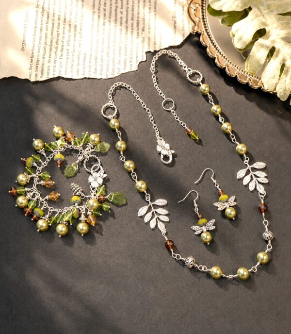 Autumn Forest Dragonflies — handmade one-of-a-kind jewelry by The Kingwood Collection