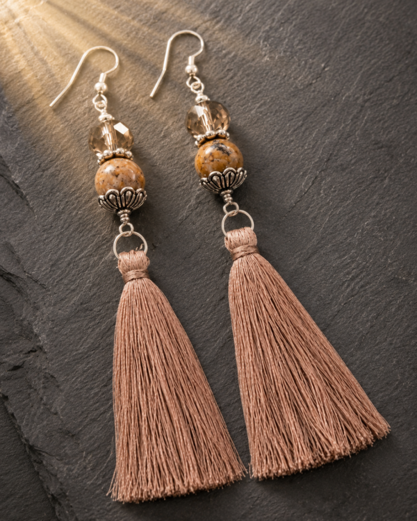 Earth and Stone Earrings