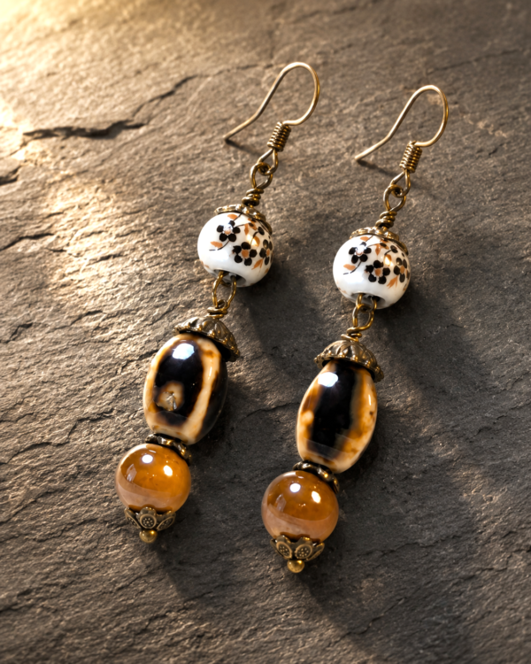 Hot Mocha Latte Earrings