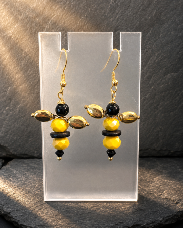 The Bees and The Sunflowers Earrings