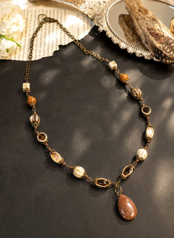 Hot Mocha Latte Necklace