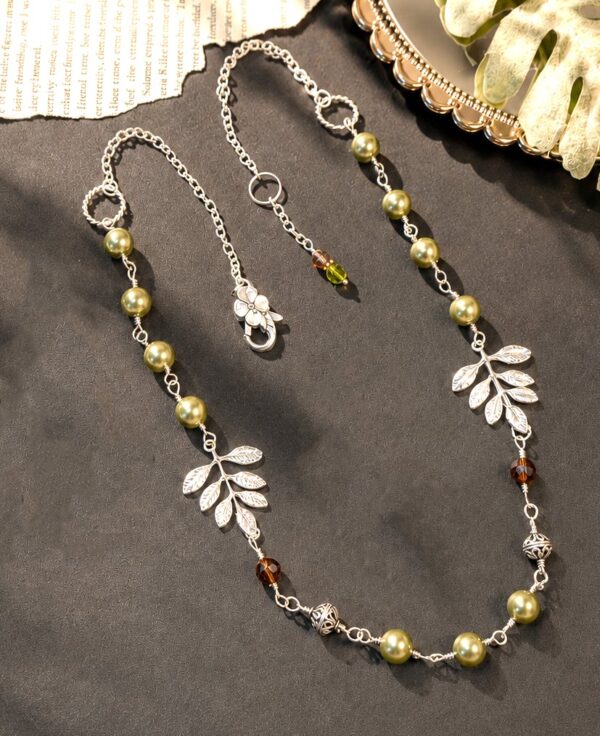 Autumn Forest Dragonflies Necklace