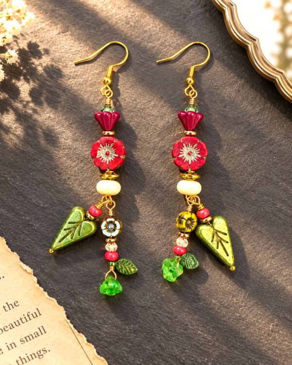 Romance in the Rose Garden Earrings