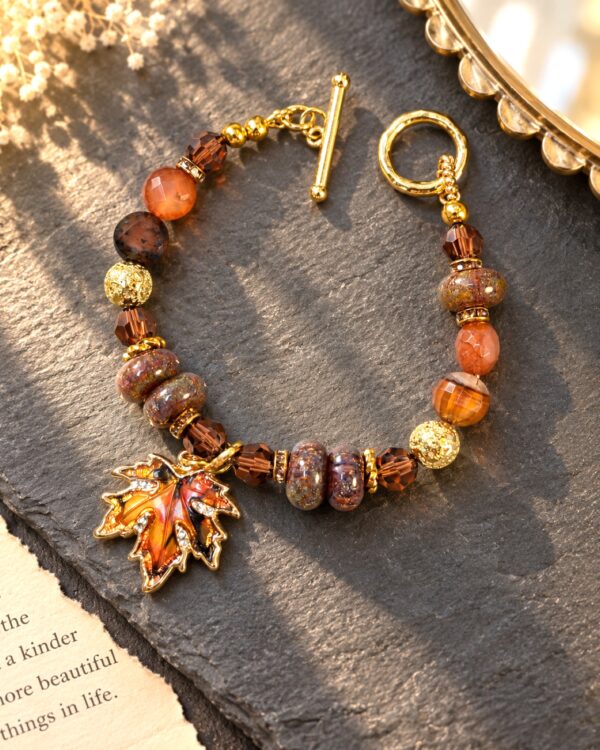 Golden Oak Tree Bracelet