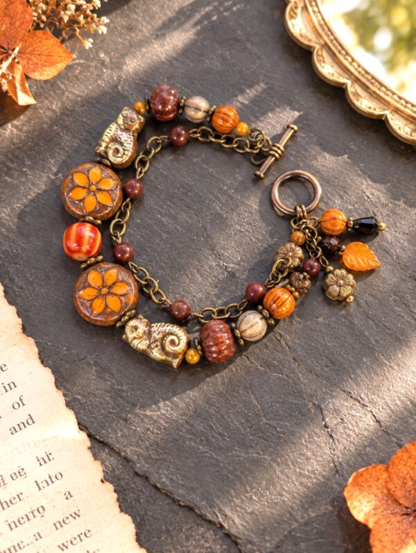 Cats and the Harvest Moon Bracelet