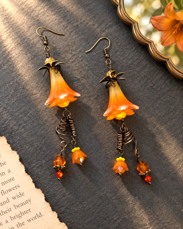 Candy Korn Fairy Earrings E112