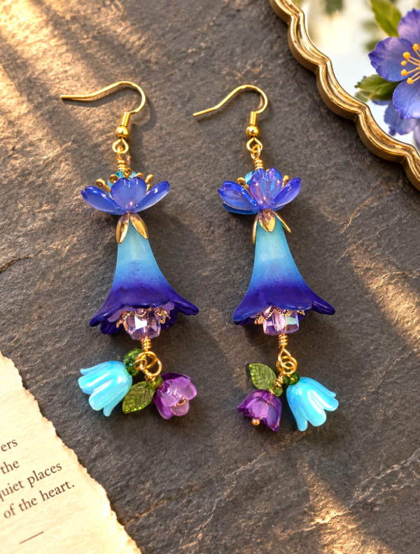 Twilight Bluebells Earrings