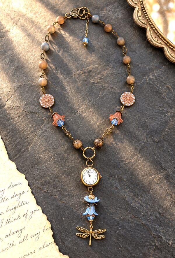 The Dragonfly Timekeeper Necklace