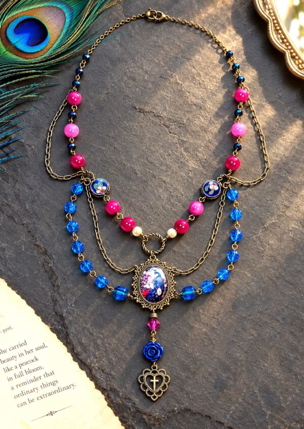 The Victorian Peacock Necklace